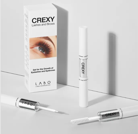 CREXY tratamiento con doble aplicador para pestañas y cejas